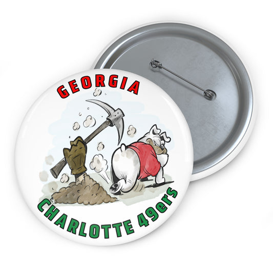 Gameday Buttons UGA Charlotte 49ers - Unique Accessories, Party Favors, Collectible Buttons