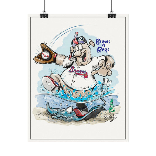 Braves vs Rays Print