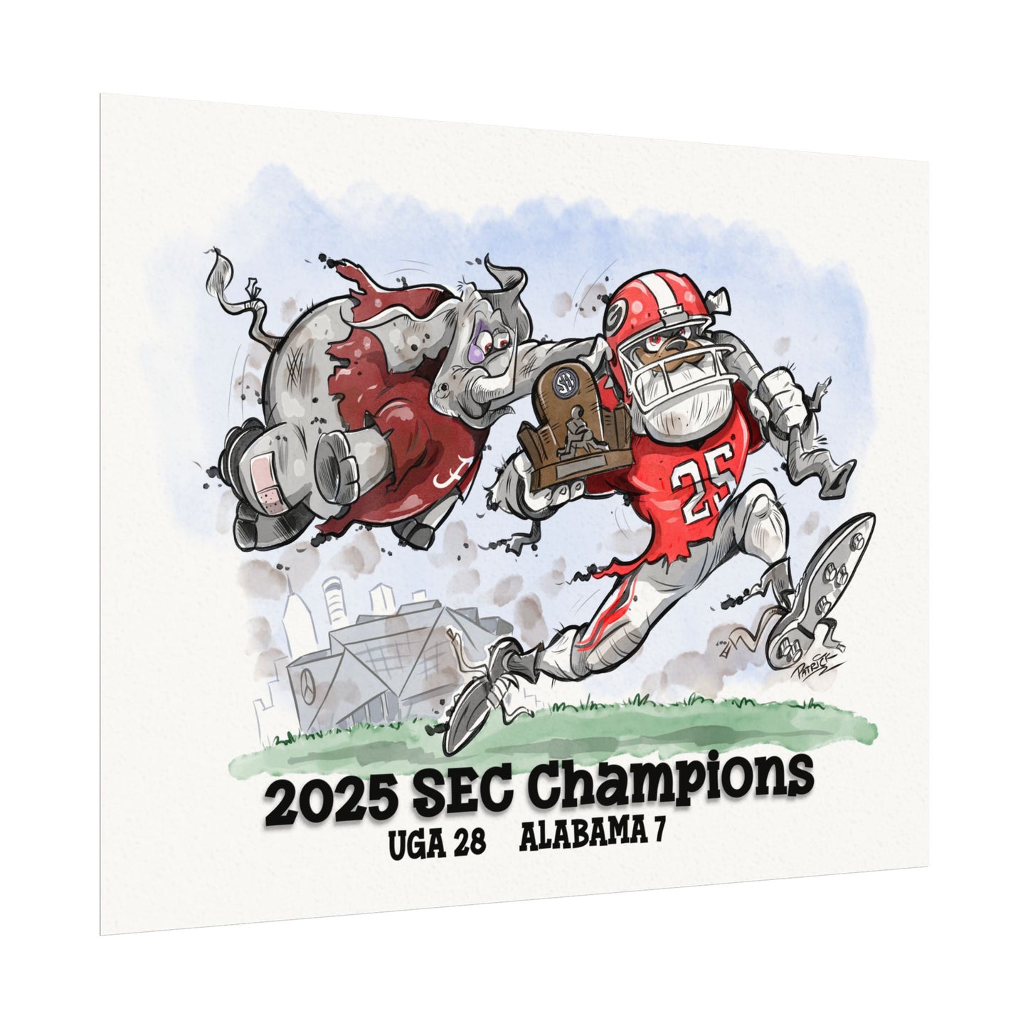 SEC 2025 Champions Print