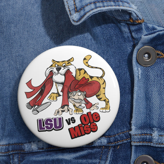 LSU vs Ole Miss 3" Pin