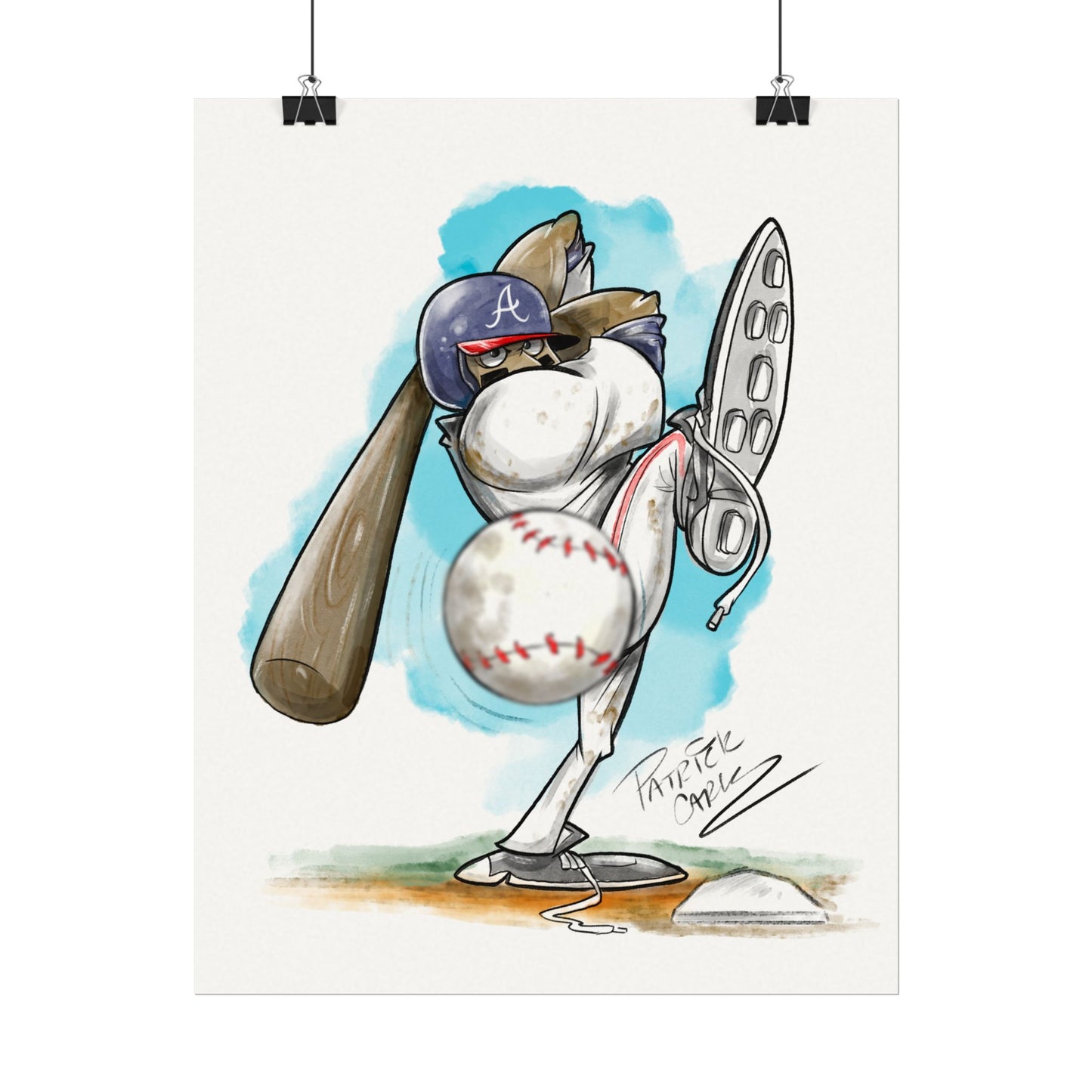 Atlanta Braves Baseball Art Print