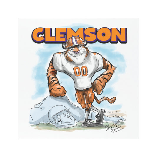 Clemson Car Magnet (5x5)