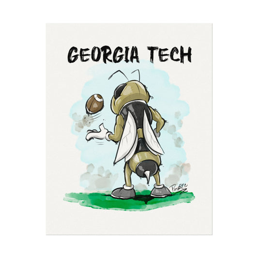 Georgia Tech Back Print