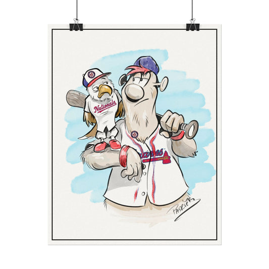 Braves vs Nationals Print
