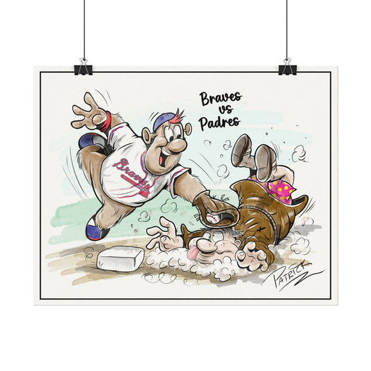 Braves vs Padres Print
