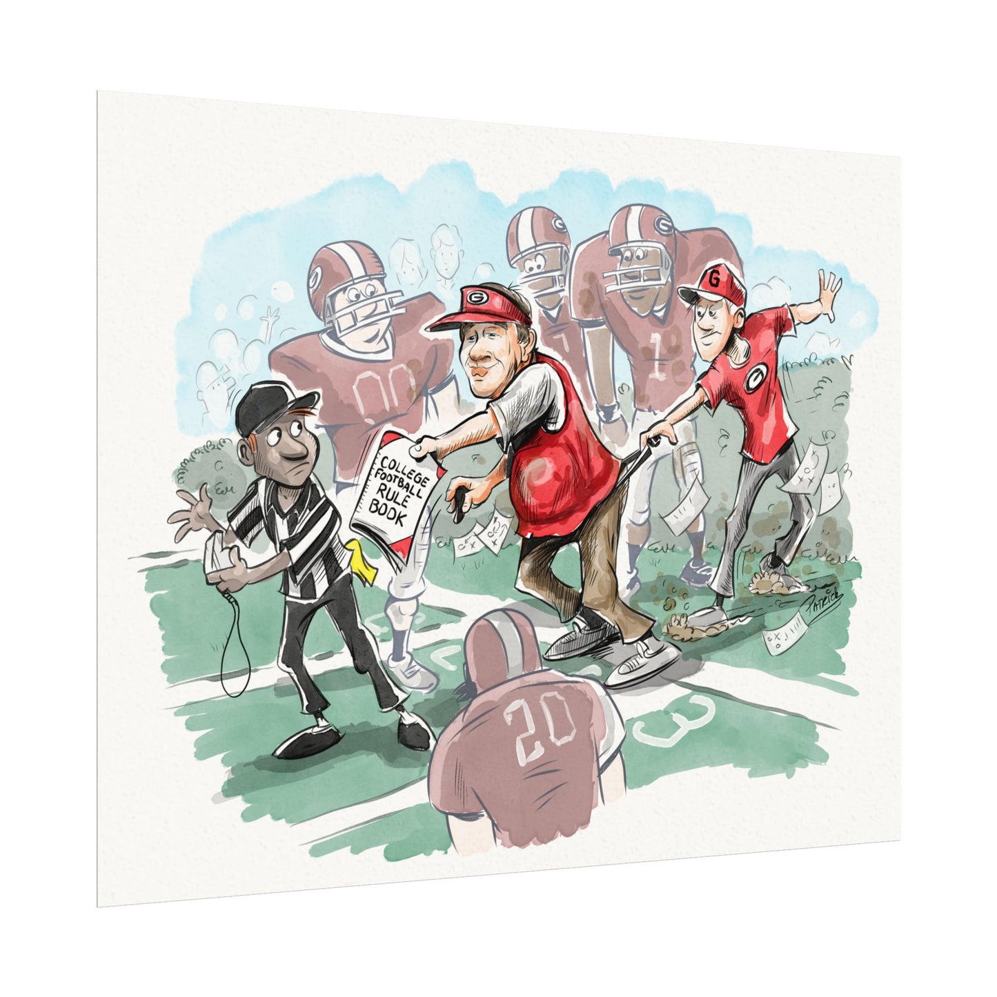 UGA Coach print