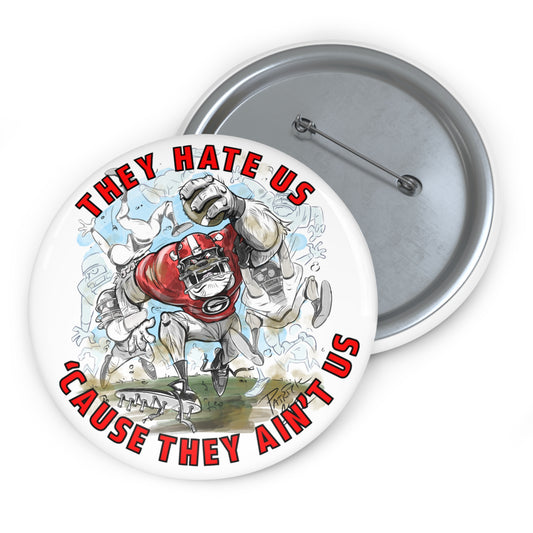 Gameday Pin Buttons UGA Football - Sports Fan Gear, Team Pride, Statement Art Buttons